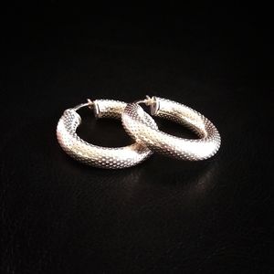 Sterling Silver loop earrings